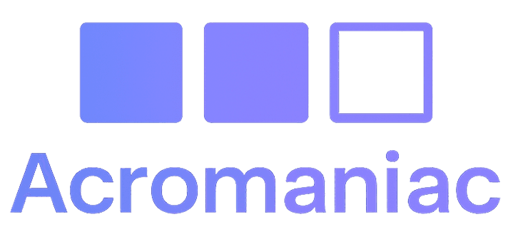 Acromaniac logo